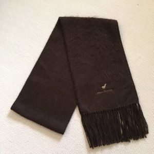Camargo Alpaca Dark Brown Scarf, Men's or Women's